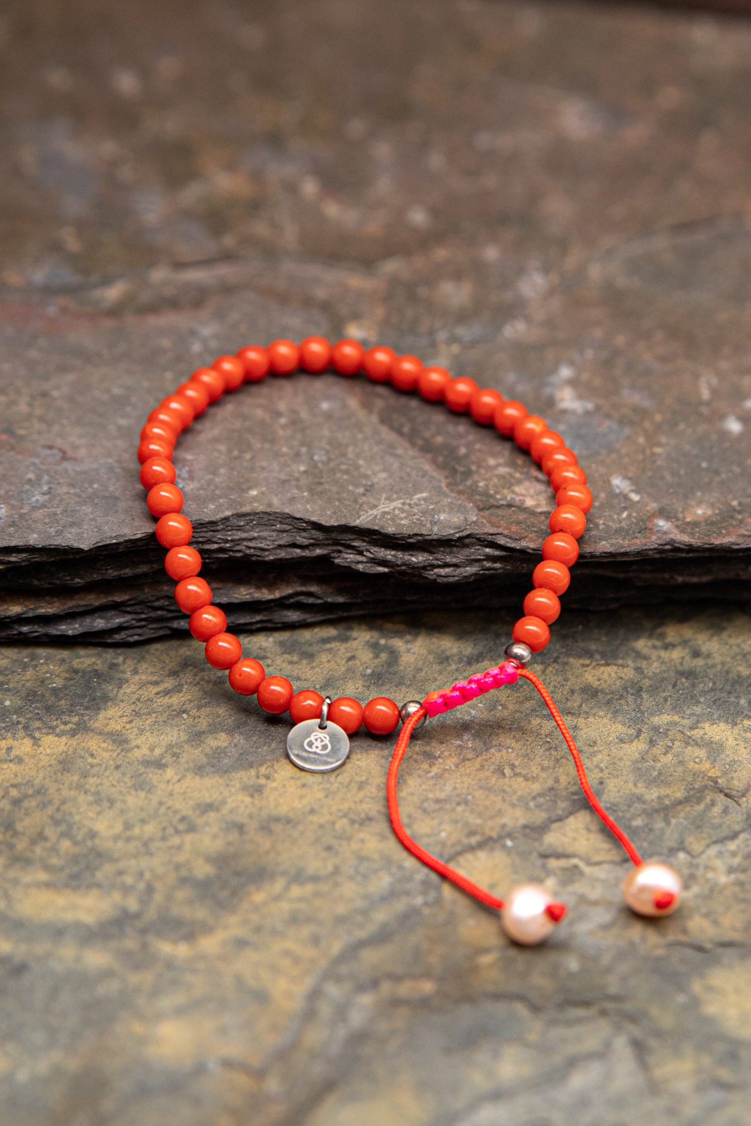 15Degrees London "Sundown Bracelet" Armband in Rot