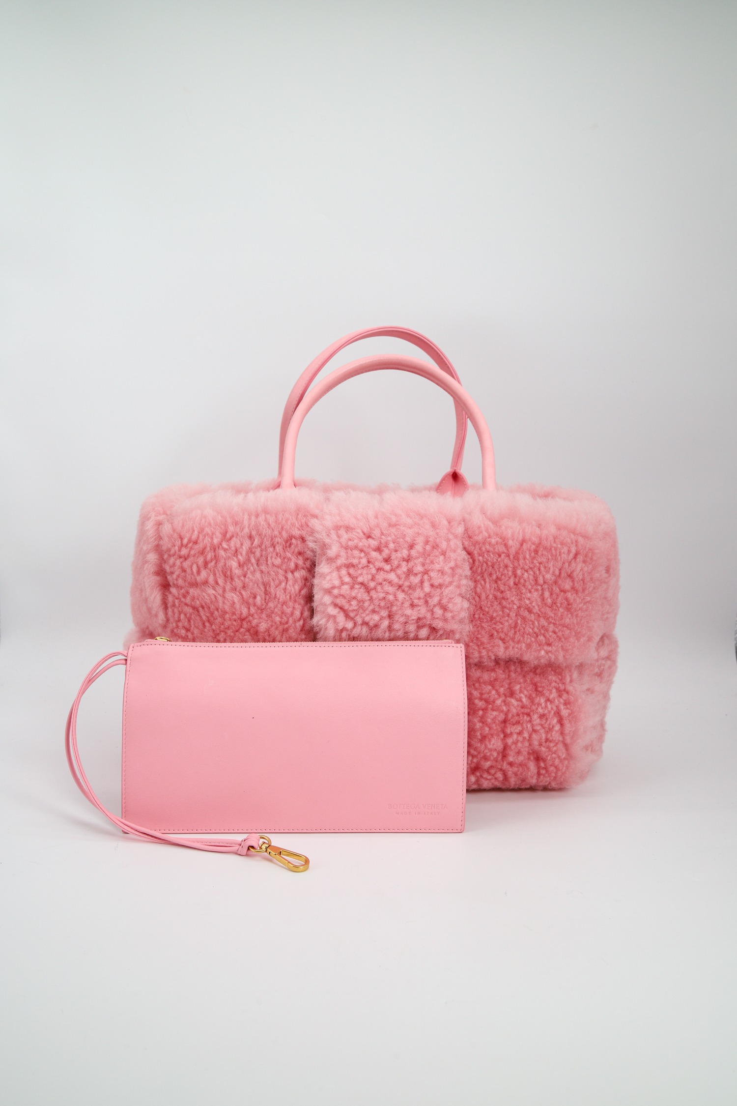 Bottega Veneta "Arco Tote" Handtasche in Rosa