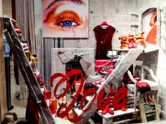 Secondella X-Mas Schaufenster 2015 - Accessoire Fenster
