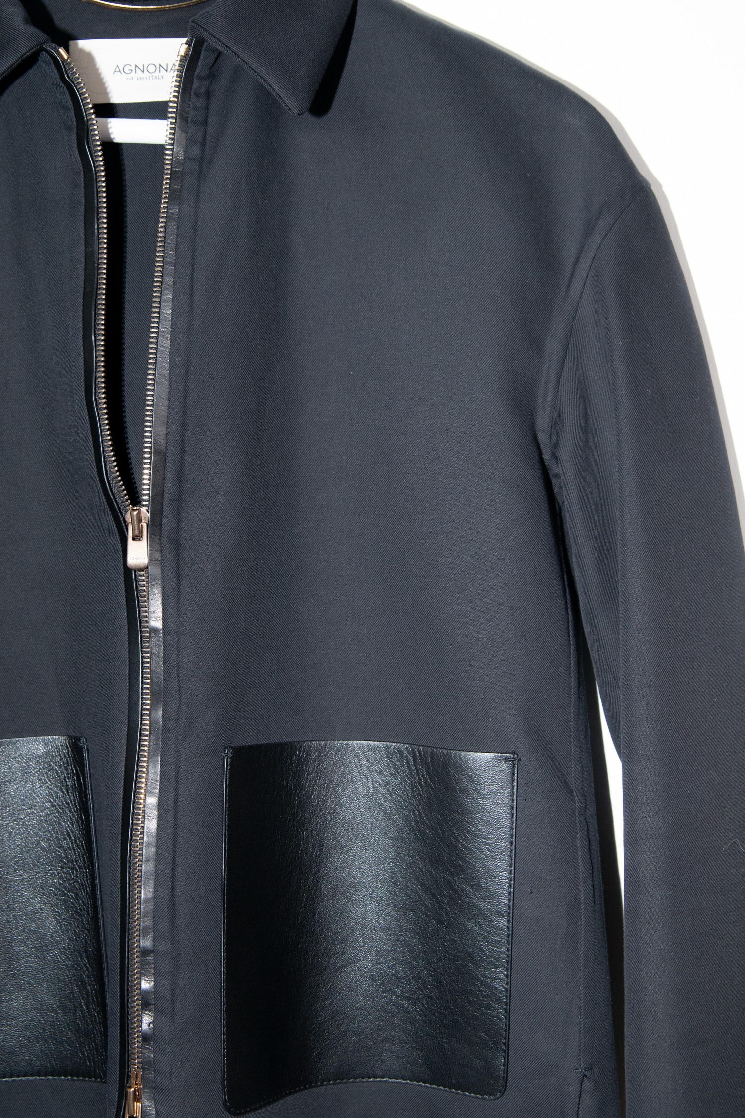 Agnona Jacke in Dunkelblau und Schwarz