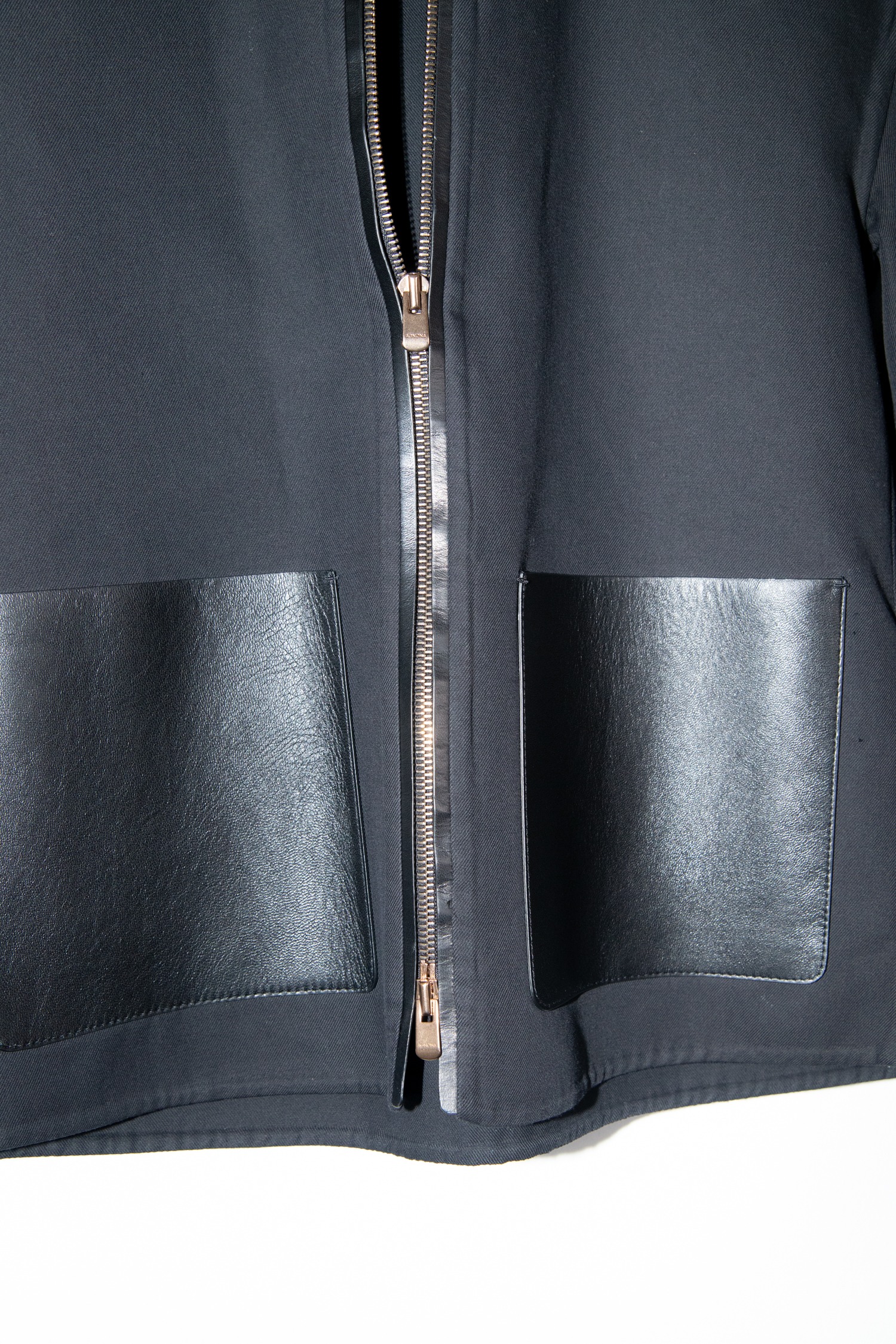 Agnona Jacke in Dunkelblau und Schwarz