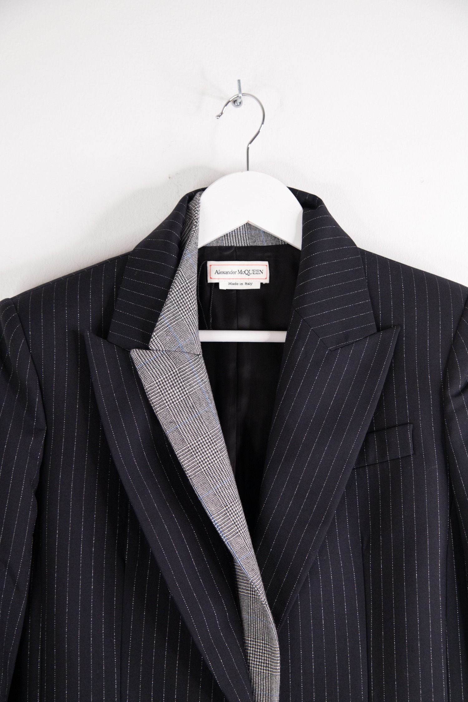 Alexander McQueen Blazer im Patchwork-Look