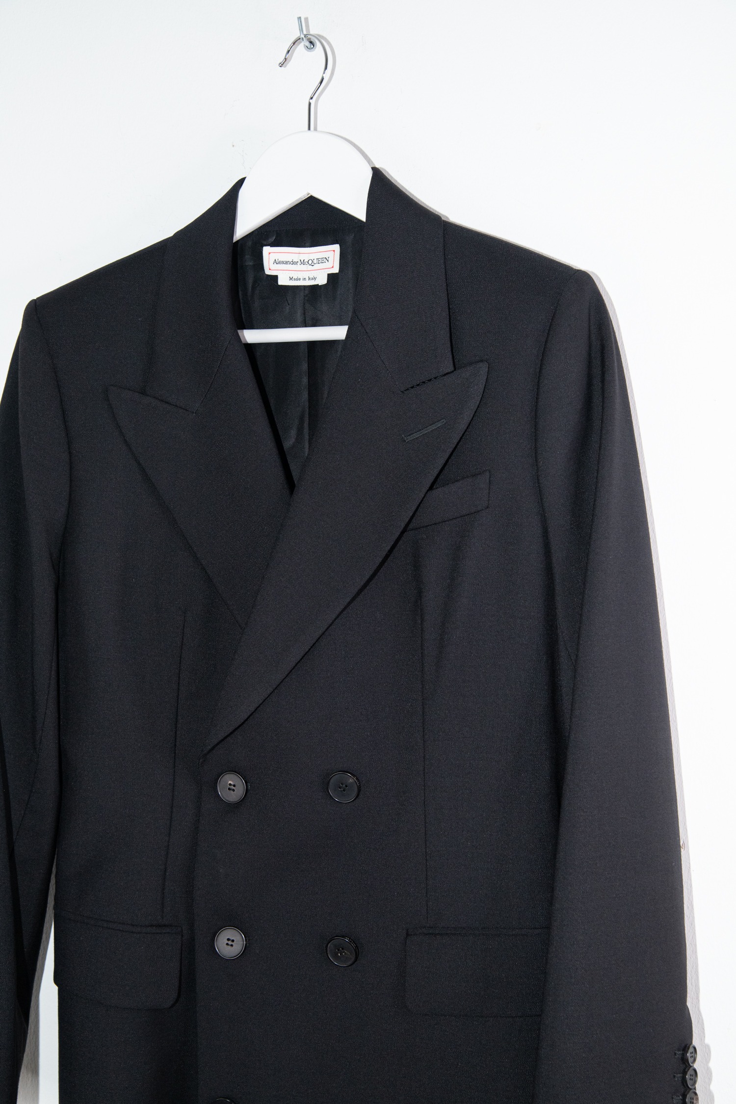 Alexander McQueen Mantel in Schwarz