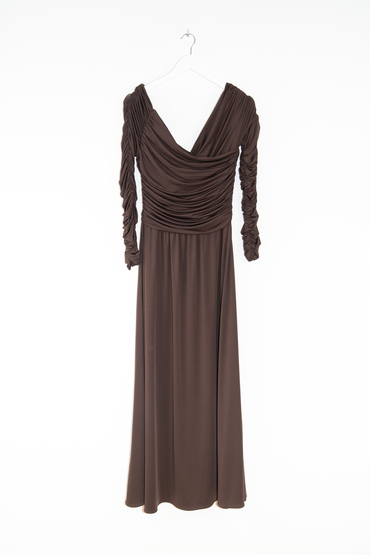 Altuzarra "Charlotte" Maxikleid fließend in Braun