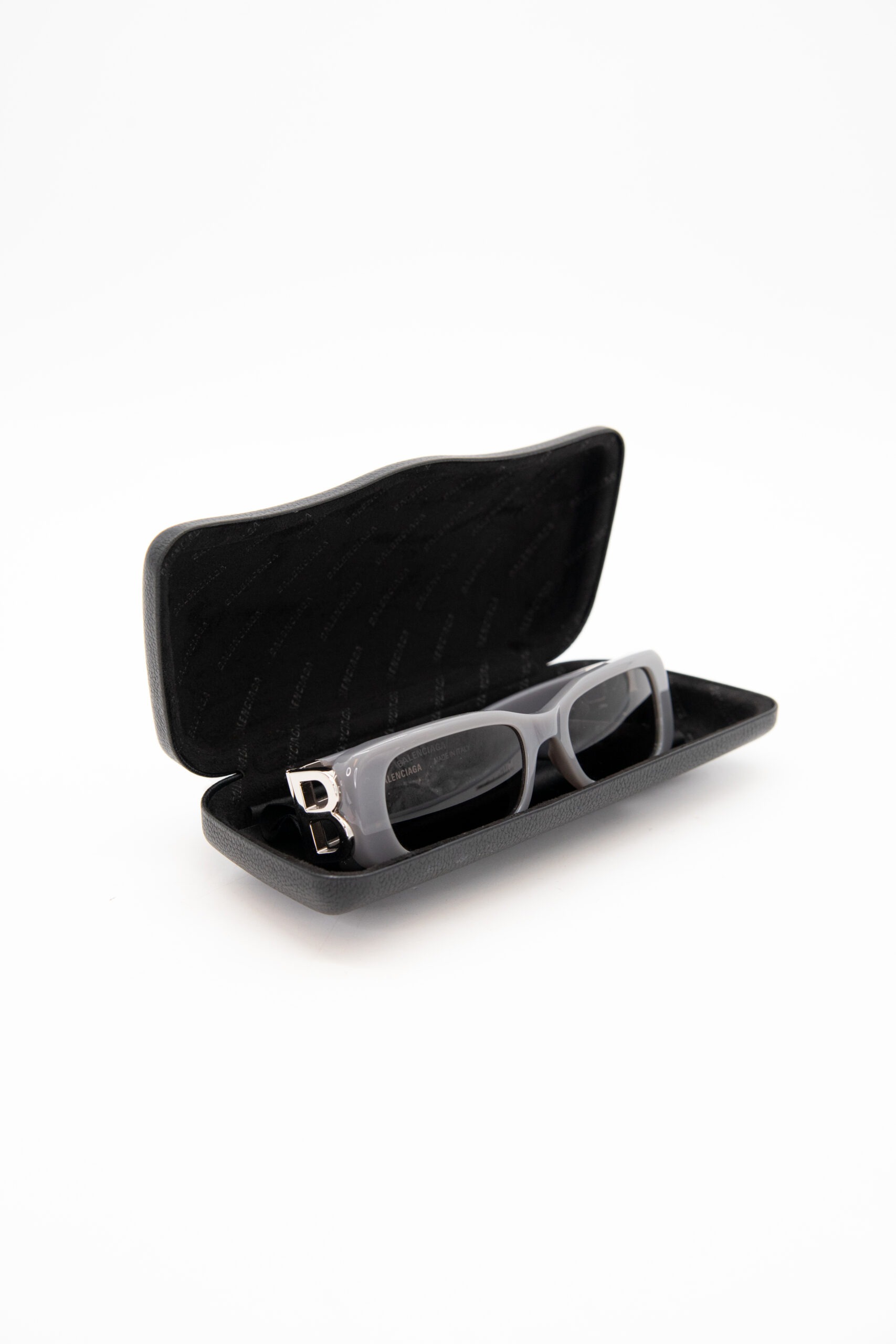 Balenciaga "Dynasty" Sonnenbrille in Grau und Silber