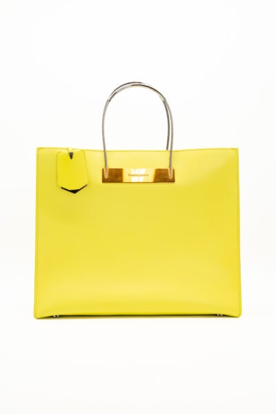 Balenciaga "Cable" Shopper Small in Gelb