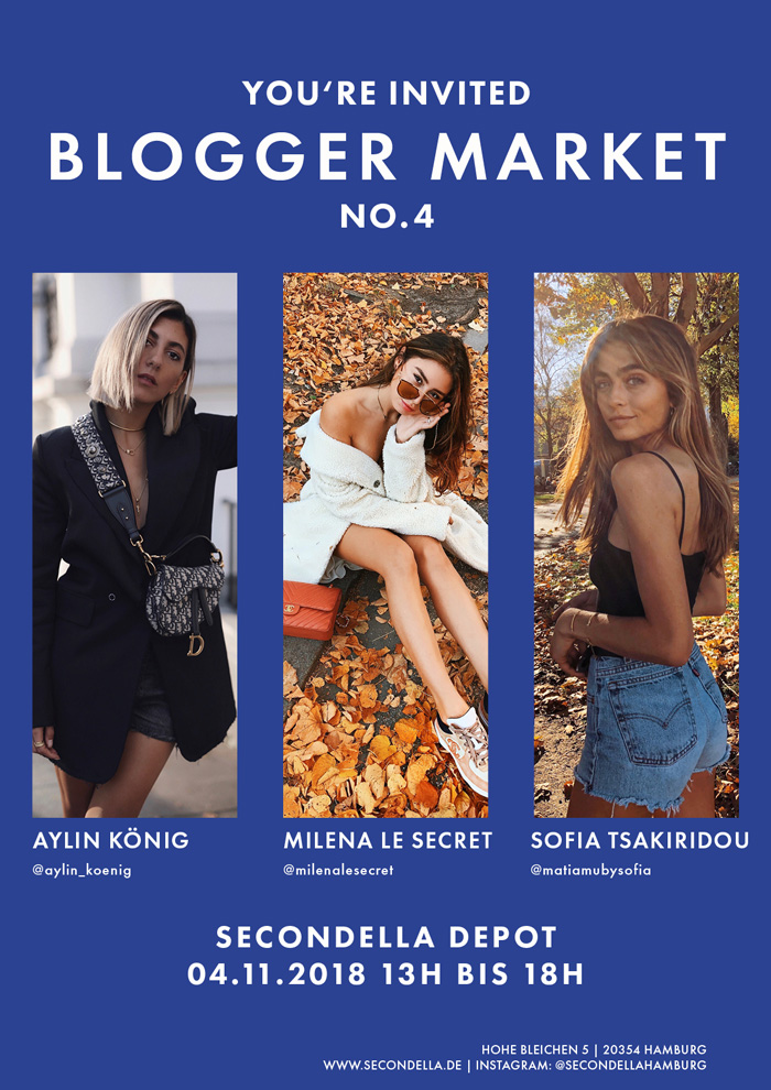 Blogger Market No.4 - mit Aylin König, Milena Le Secret & Sofia Tsakiridou 