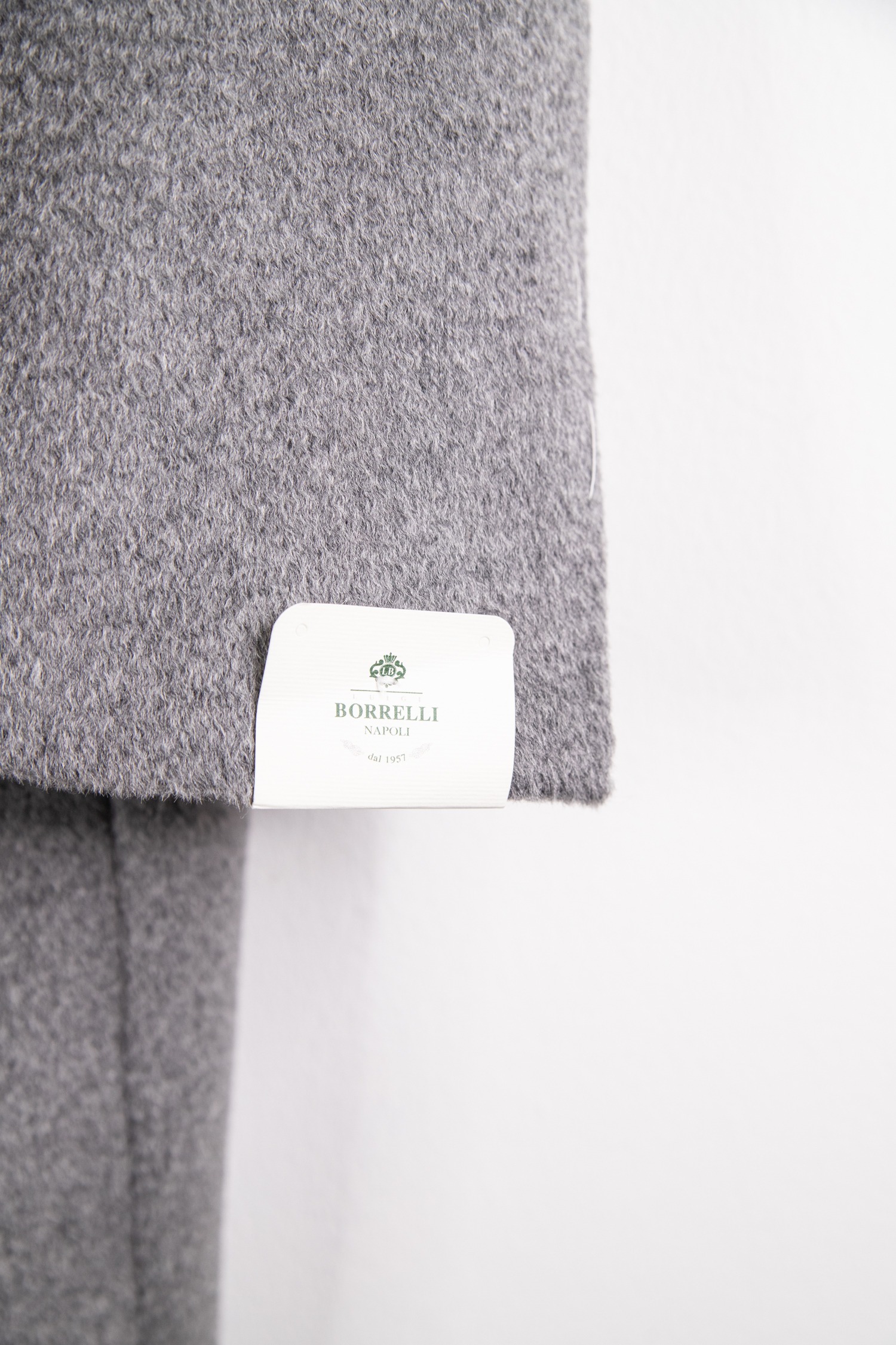 Luigi Borrelli Napoli Mantel in Grau