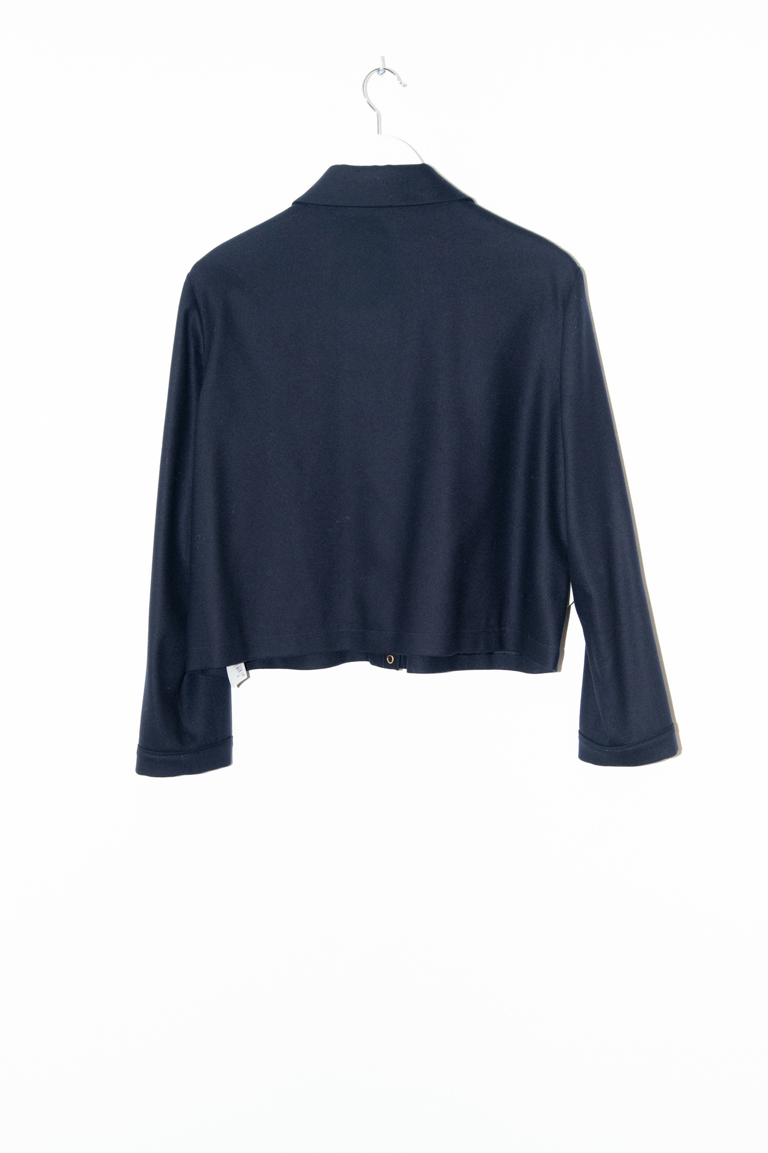 Celine Jacke aus Kaschmir in Dunkelblau und Gold