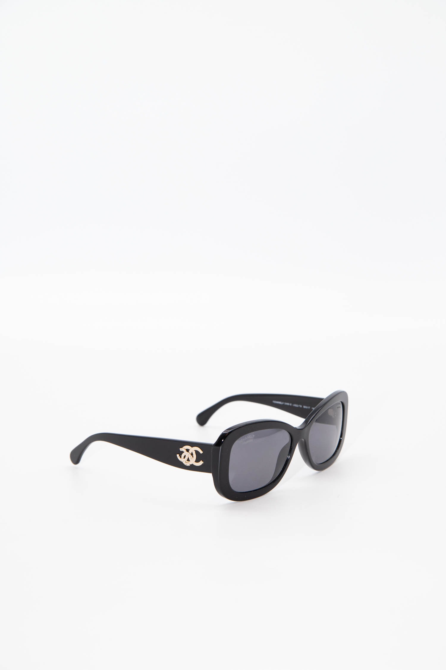 Chanel Sonnenbrille in Schwarz und Gold