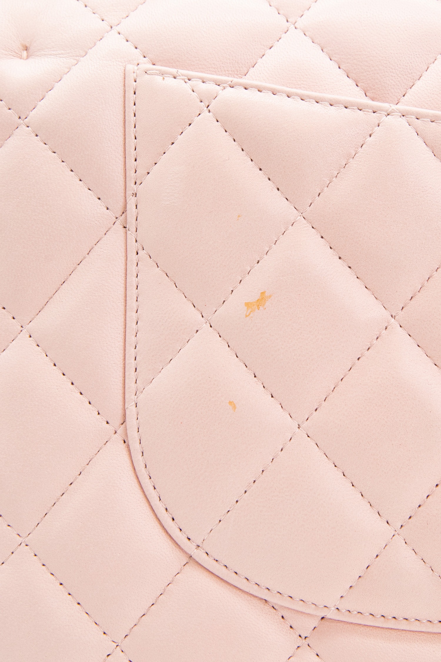 Chanel "Classic Jumbo Double Flap Bag" Hellrosa