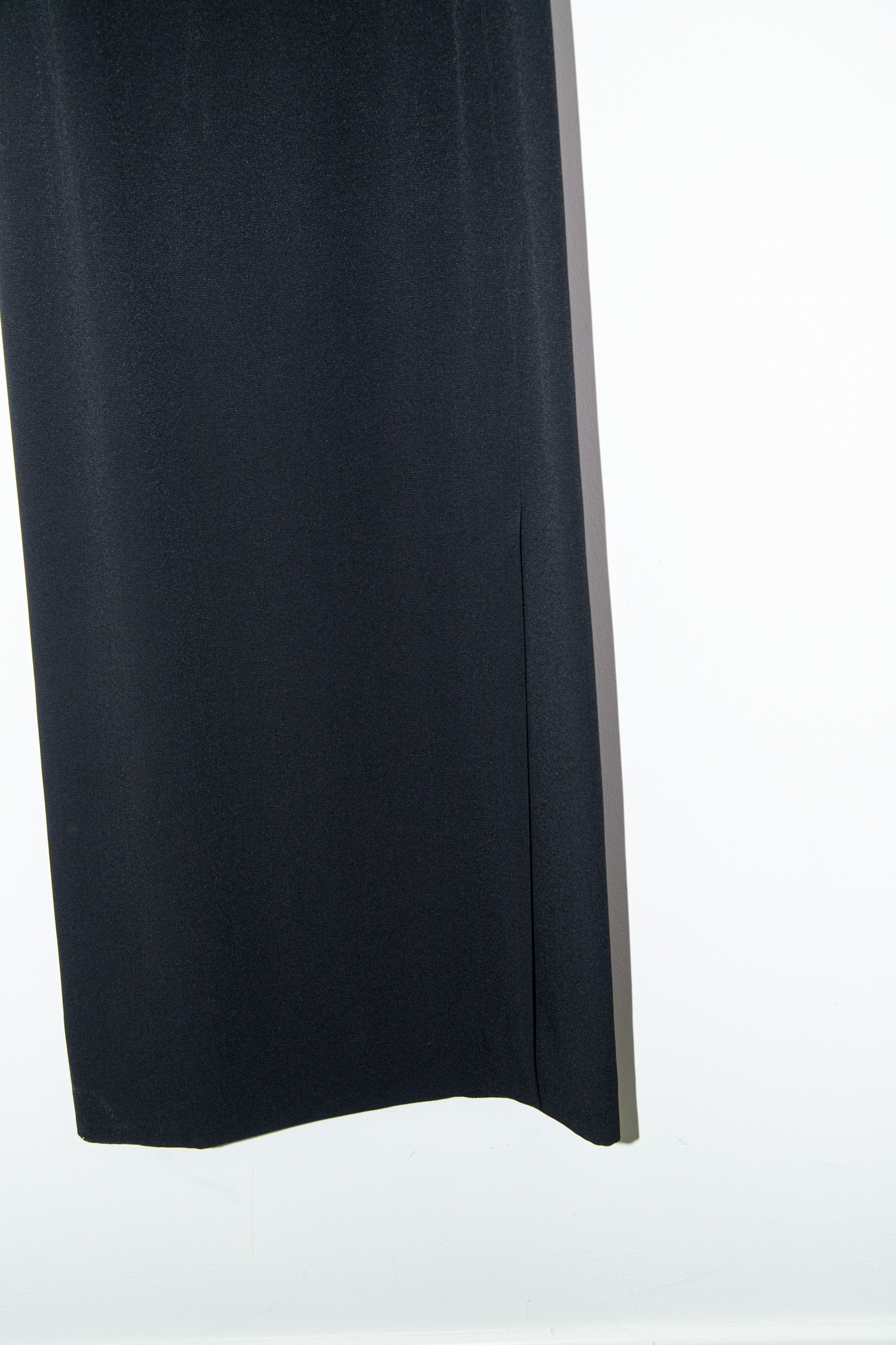 Chanel gerades Maxikleid mit Knöpfen in Schwarz