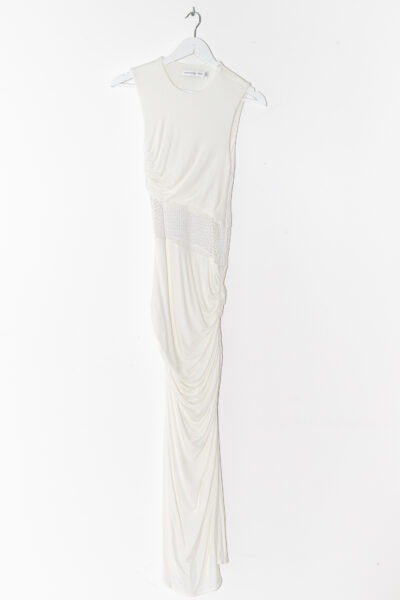 Christopher Esber "Boketto Column" Maxikleid in Weiß