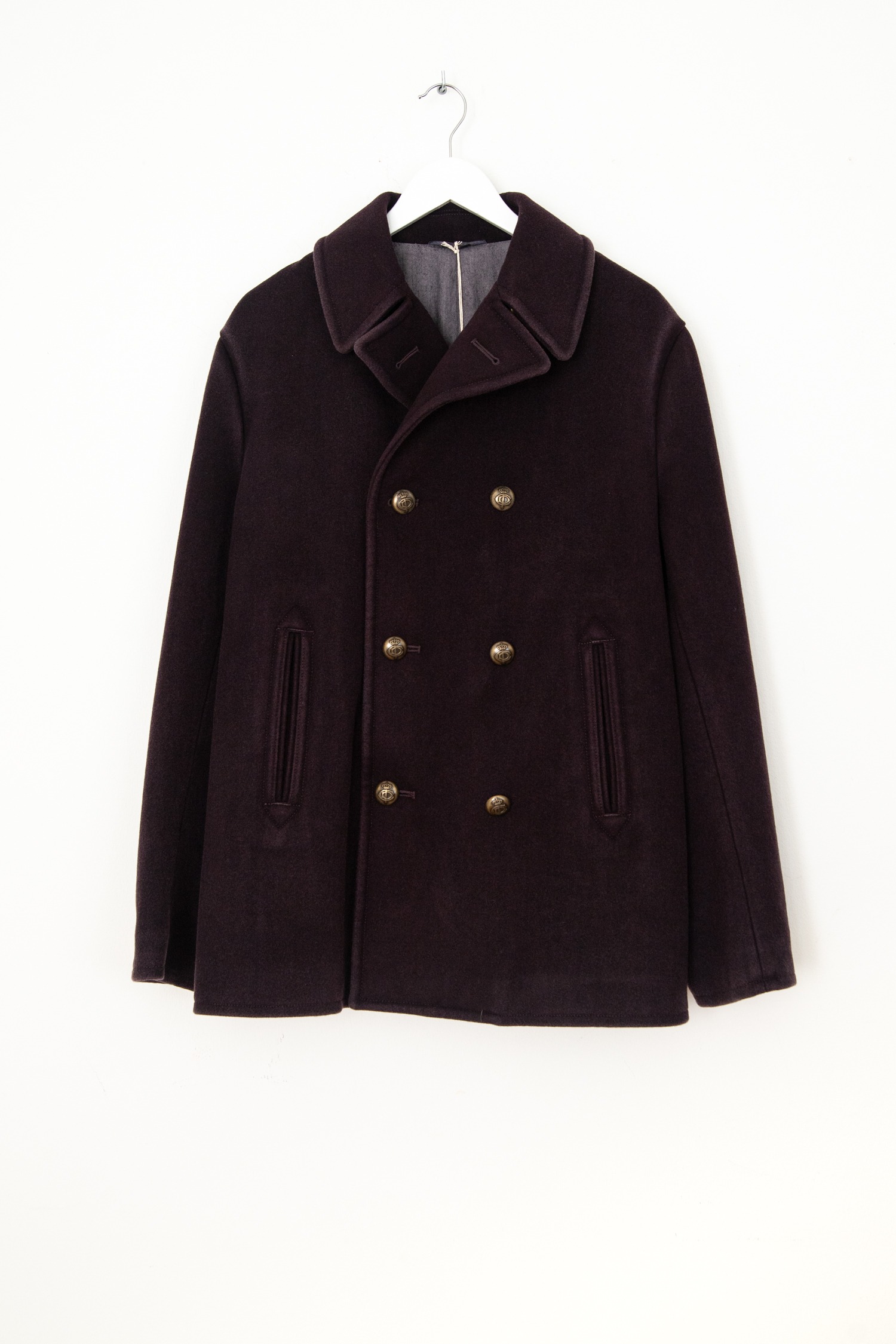 Circolo 1901 Cabanjacke in Aubergine und Antikgold