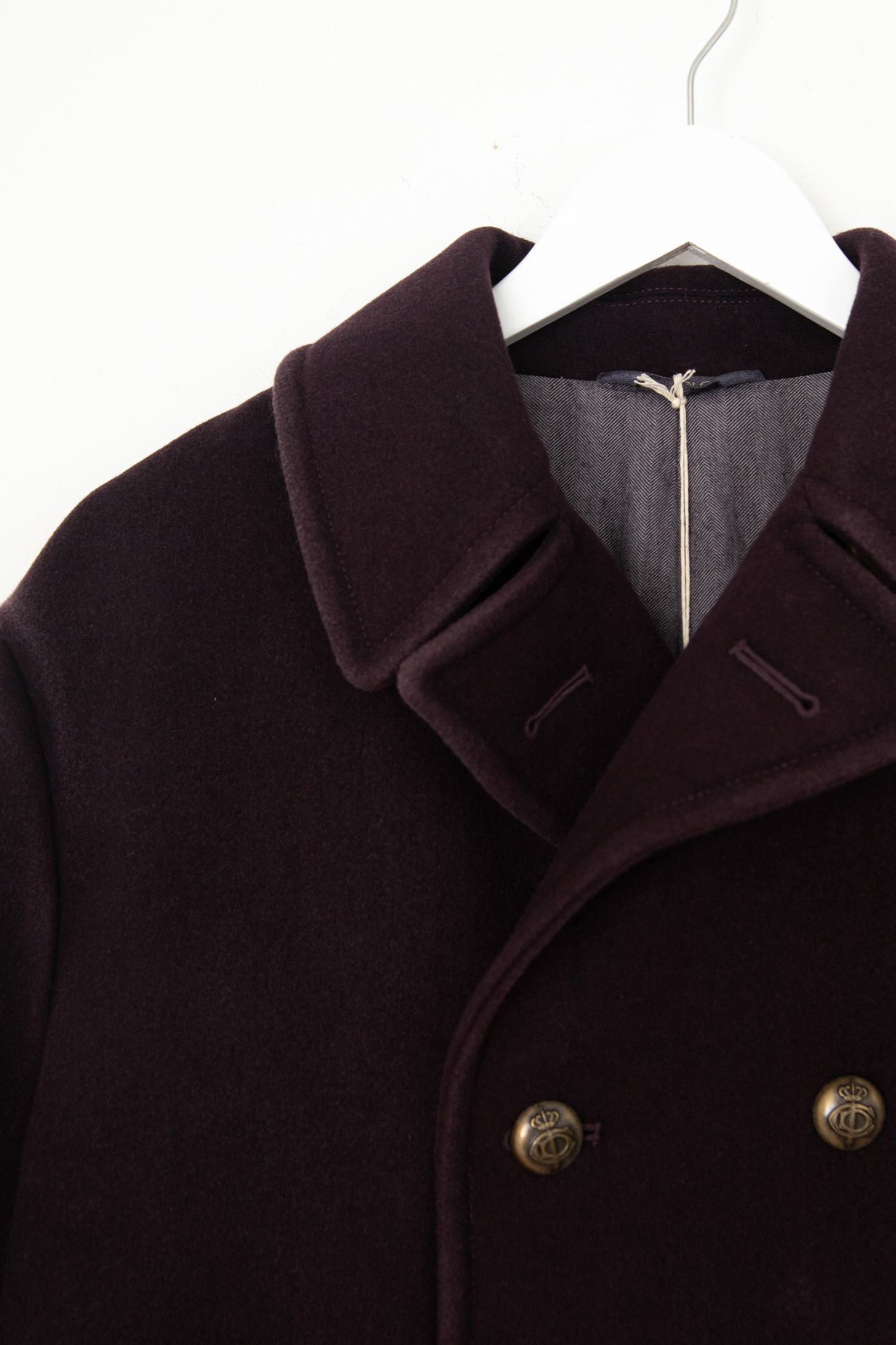 Circolo 1901 Cabanjacke in Aubergine und Antikgold
