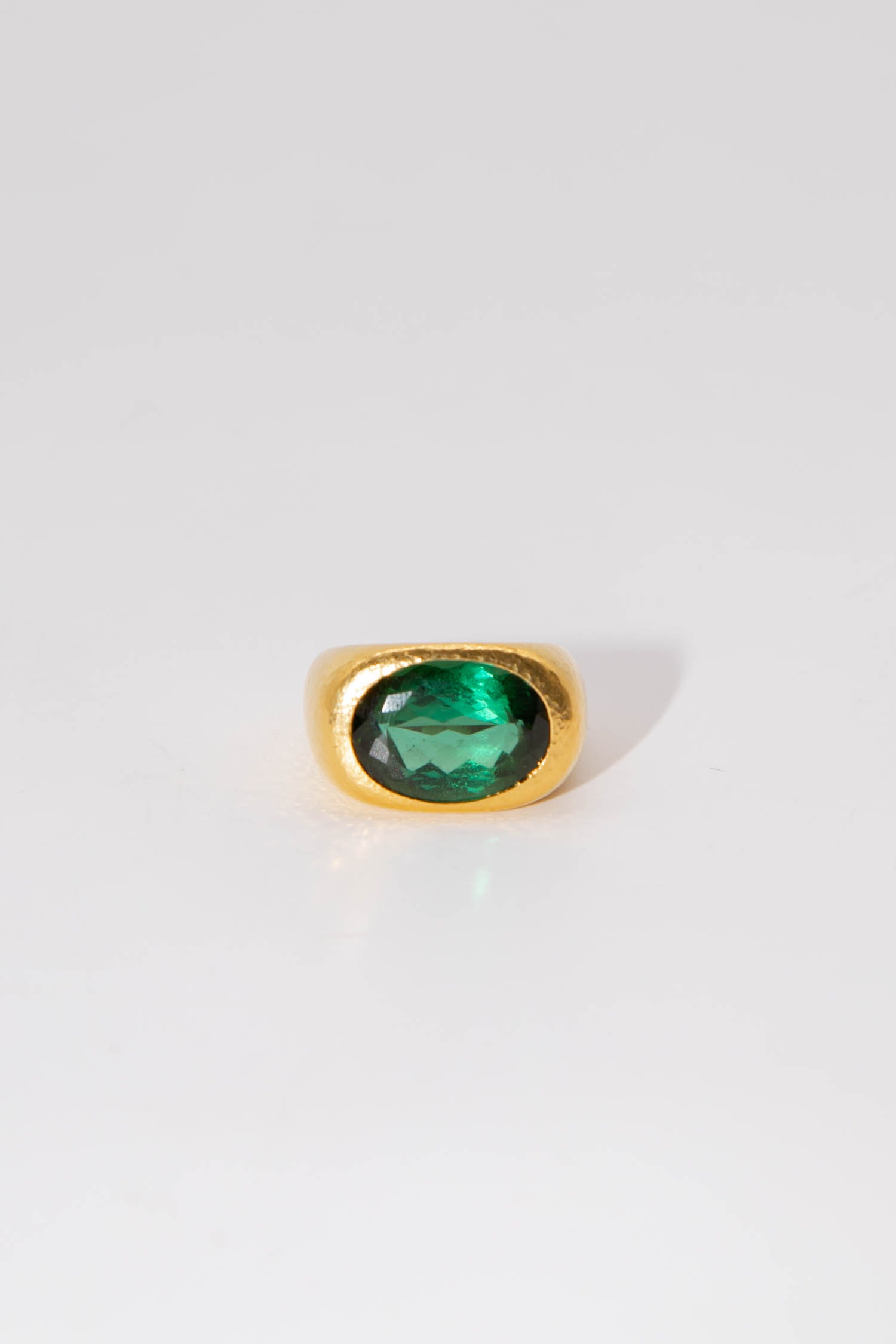 Colleen B. Rosenblat Turmalin Ring in Dunkelgrün und Gold