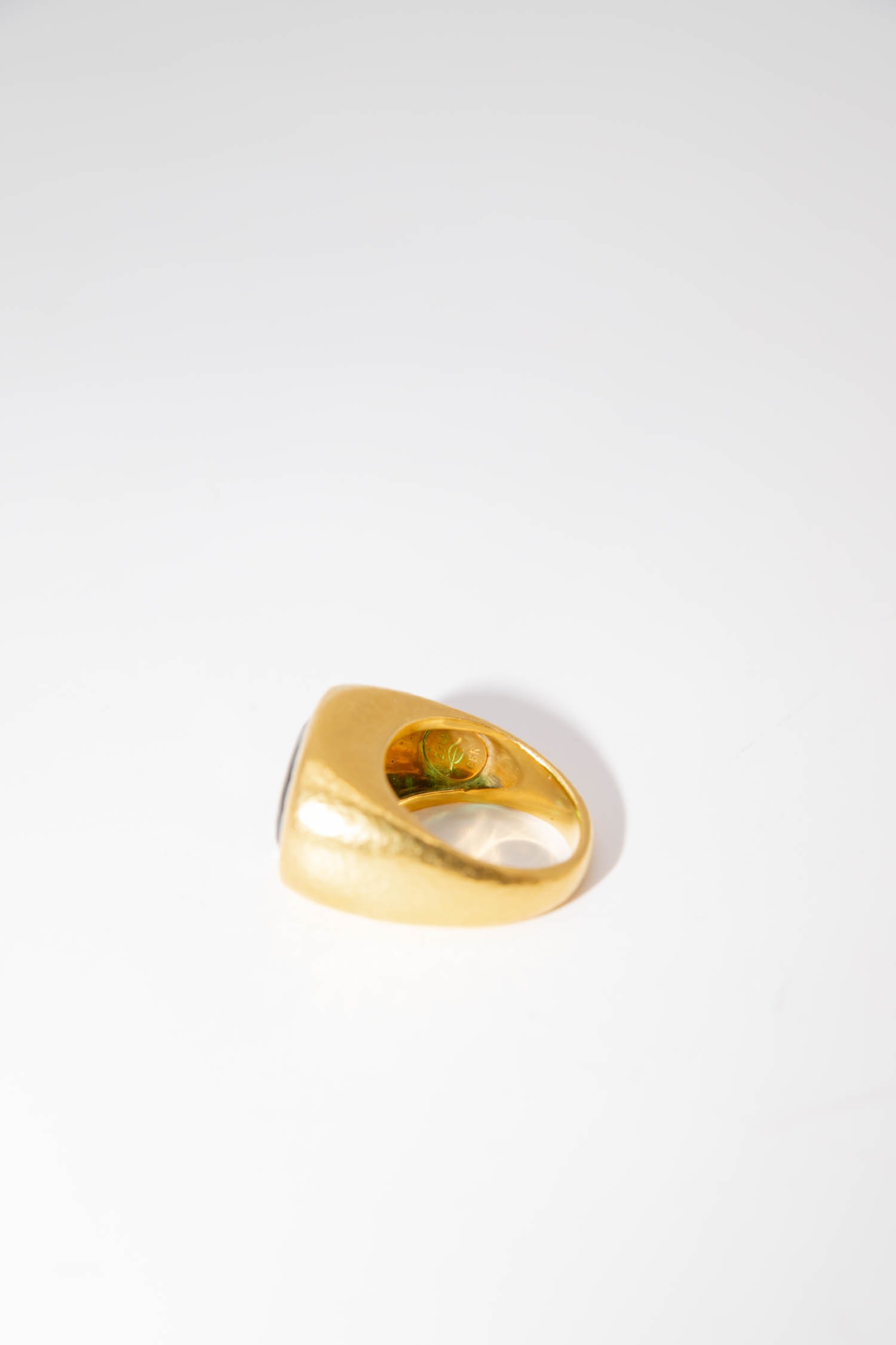 Colleen B. Rosenblat Turmalin Ring in Dunkelgrün und Gold