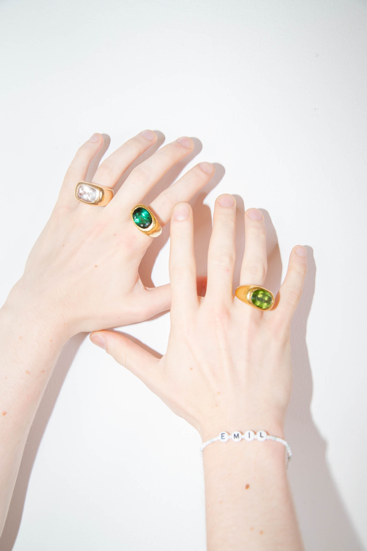 Colleen B. Rosenblat Peridot Ring in Grasgrün und Gold