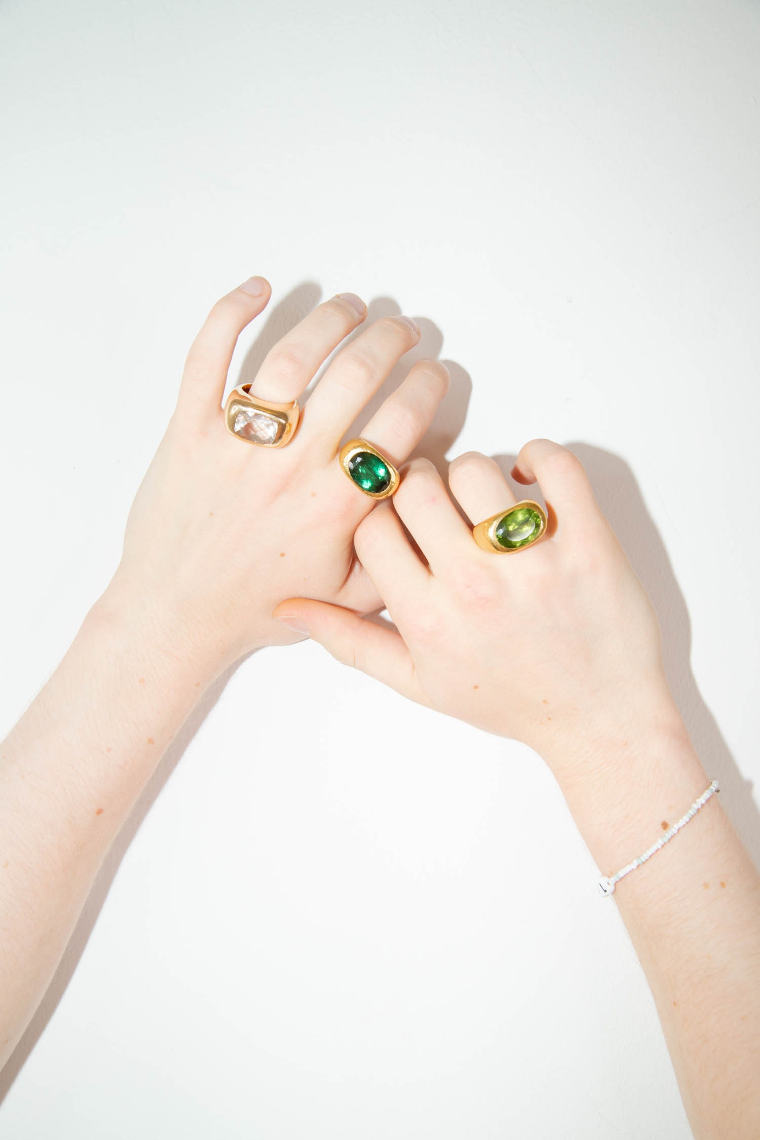 Colleen B. Rosenblat Peridot Ring in Grasgrün und Gold