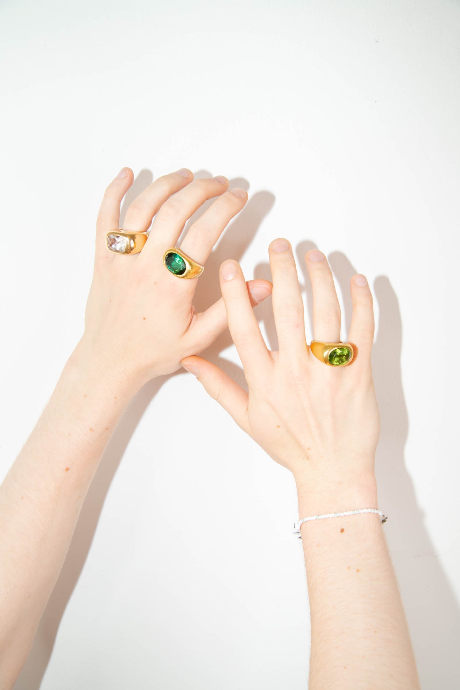 Colleen B. Rosenblat Peridot Ring in Grasgrün und Gold