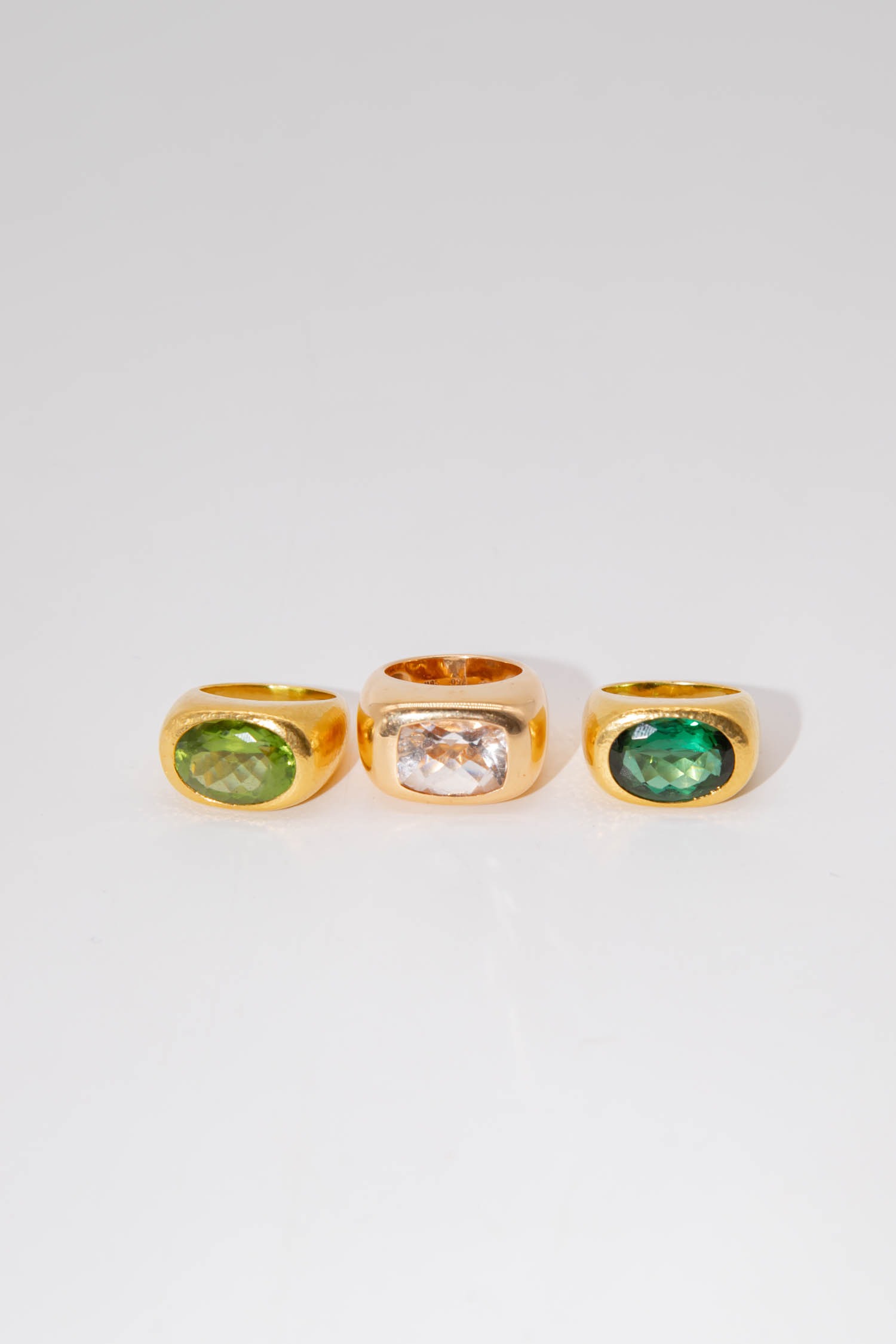Colleen B. Rosenblat Peridot Ring in Grasgrün und Gold