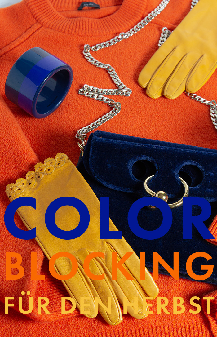 Color Blocking - Farbenfrohe Accessoires für den Herbst