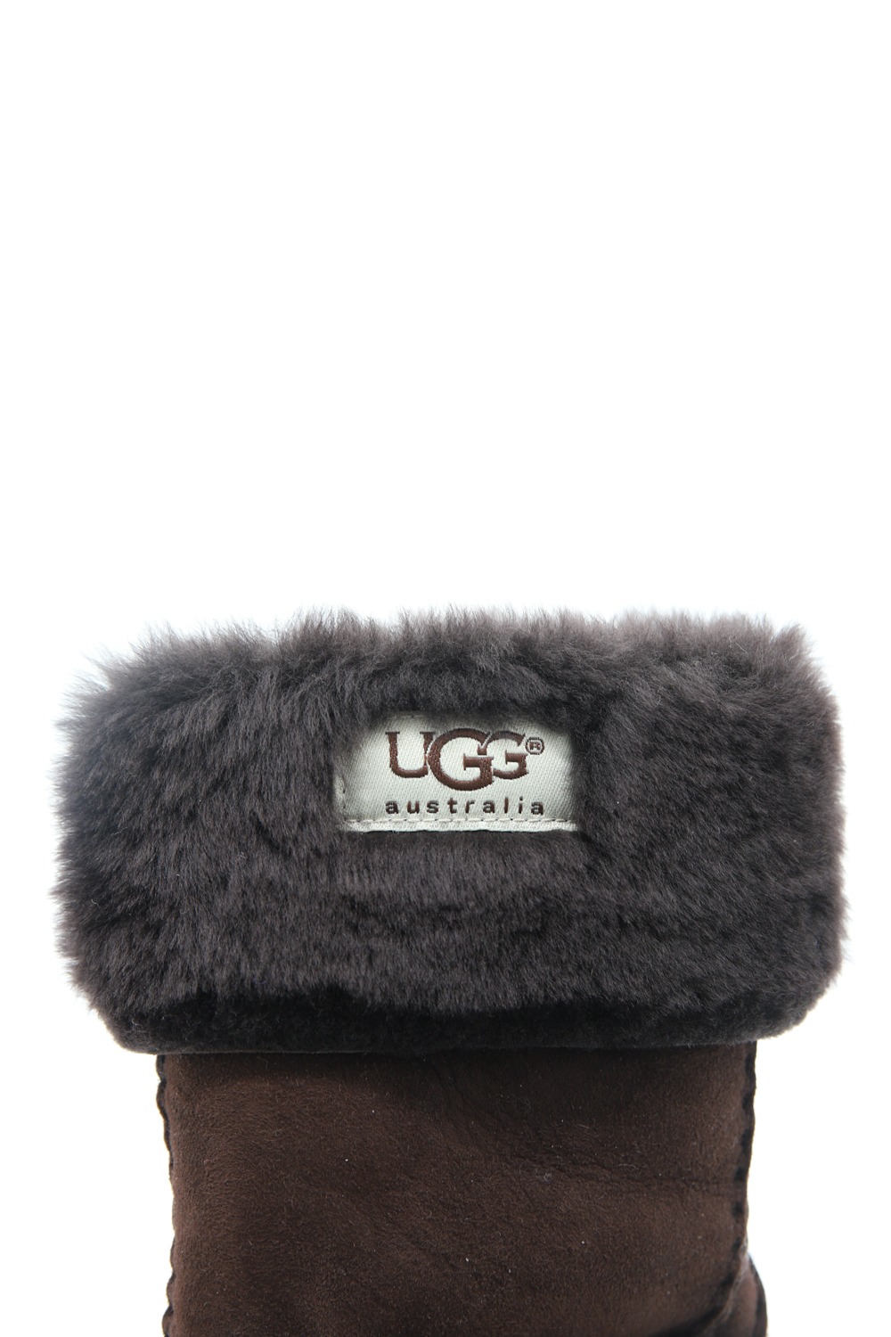 UGG “Sheepskin Turn Cuff” Handschuhe in Dunkelbraun