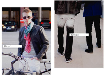 Menswear Diesel Leather Blouson