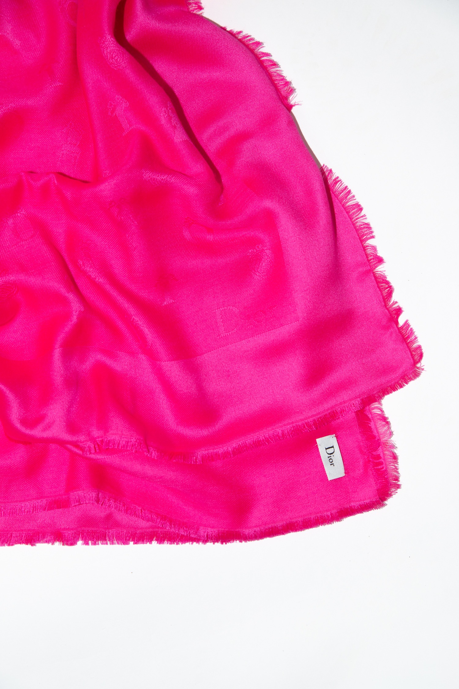 Dior Tuch mit dezentem Monogramm in Pink