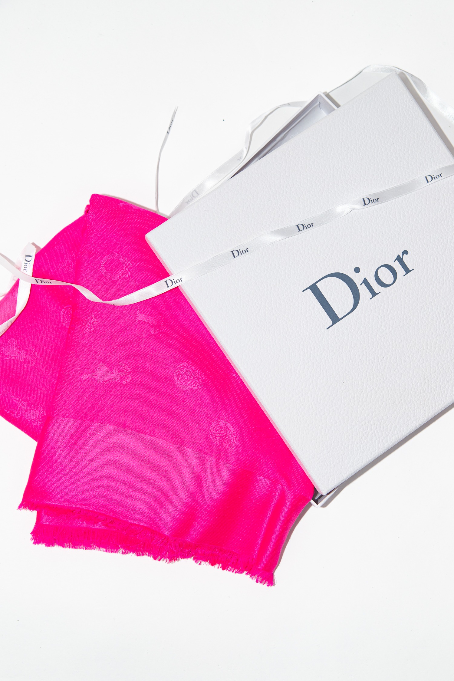 Dior Tuch mit dezentem Monogramm in Pink
