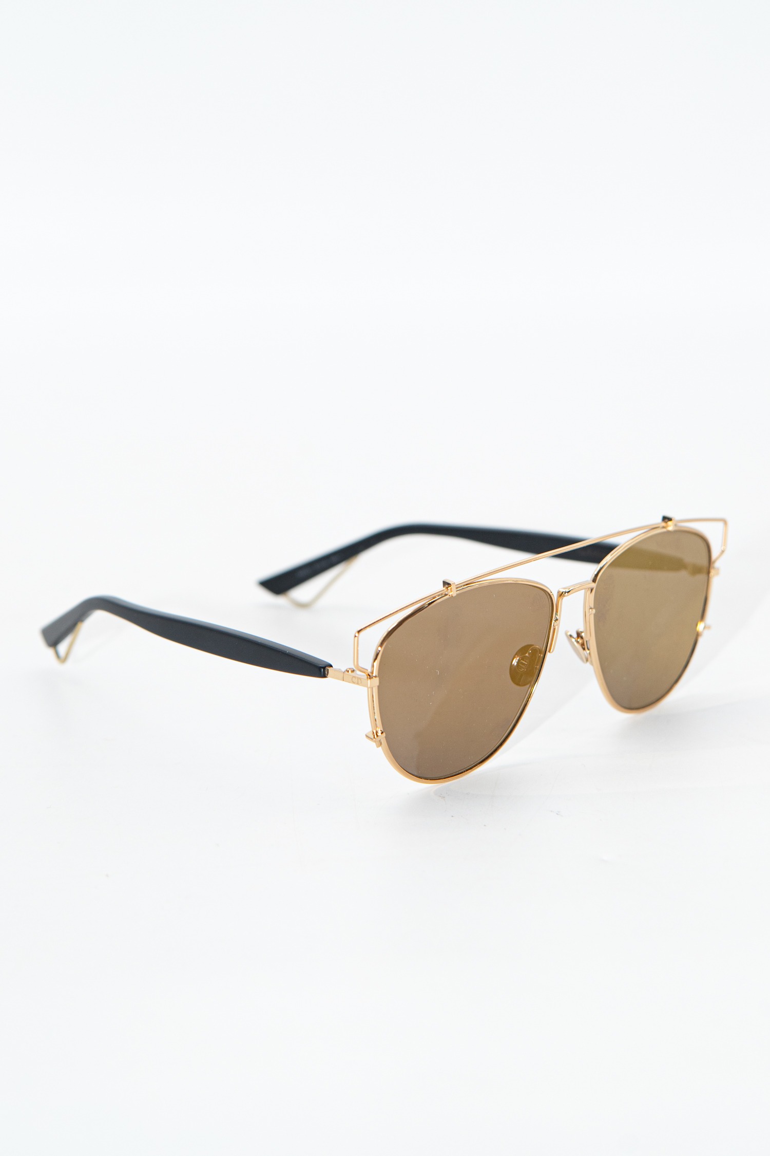 Dior "Technologic Pilot" Sonnenbrille in Gold