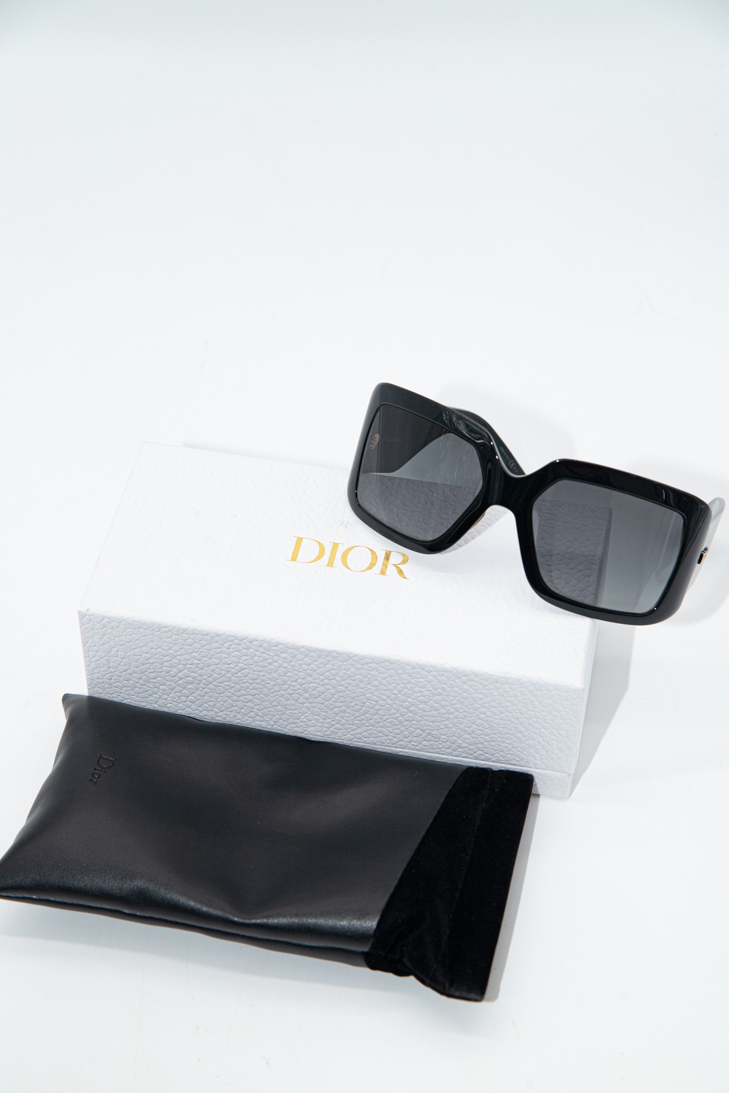 Dior "So Light 2" Sonnenbrille in Schwarz