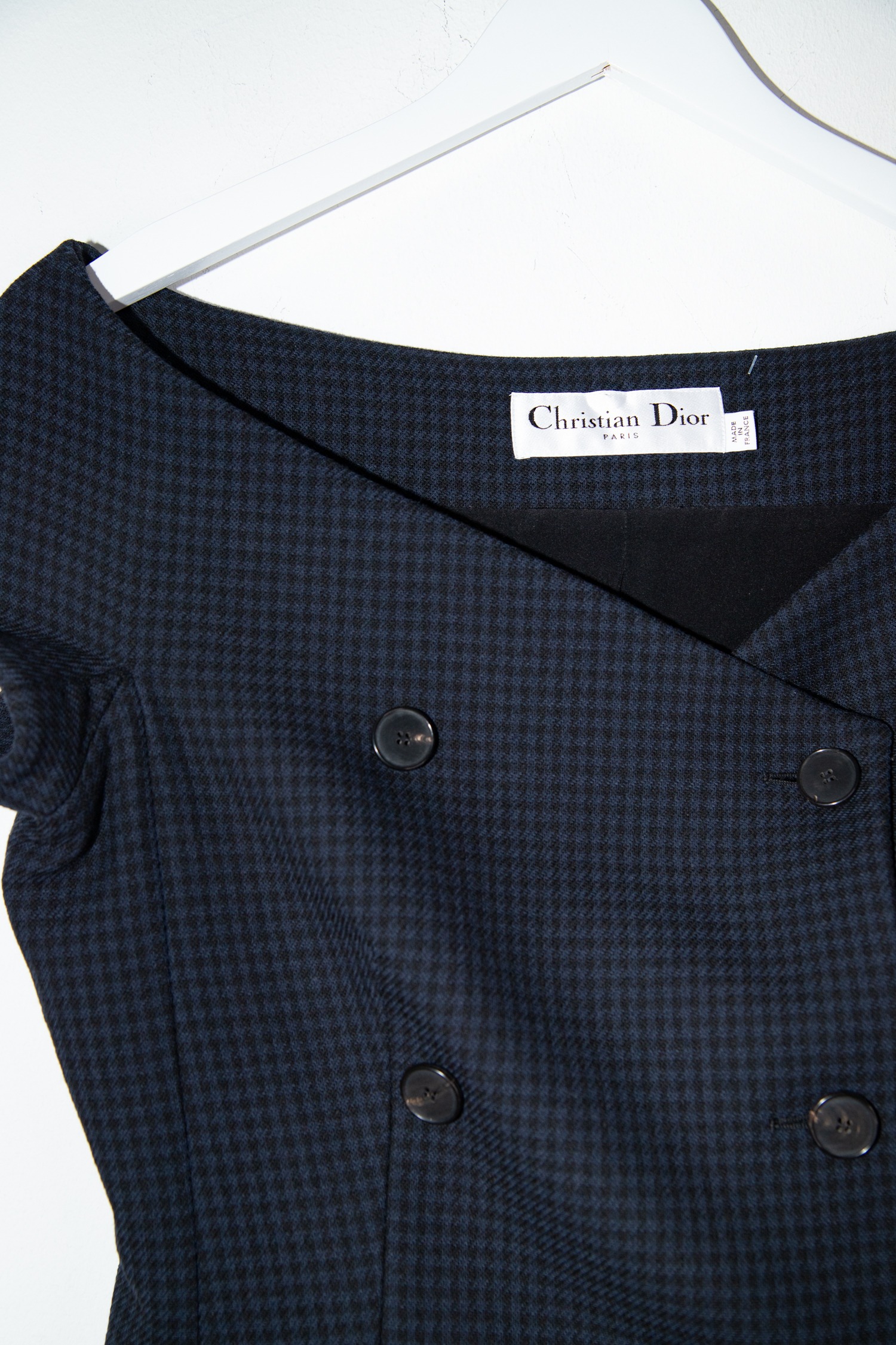 Christian Dior Vintage Jacke in Schwarz und Dunkelblau