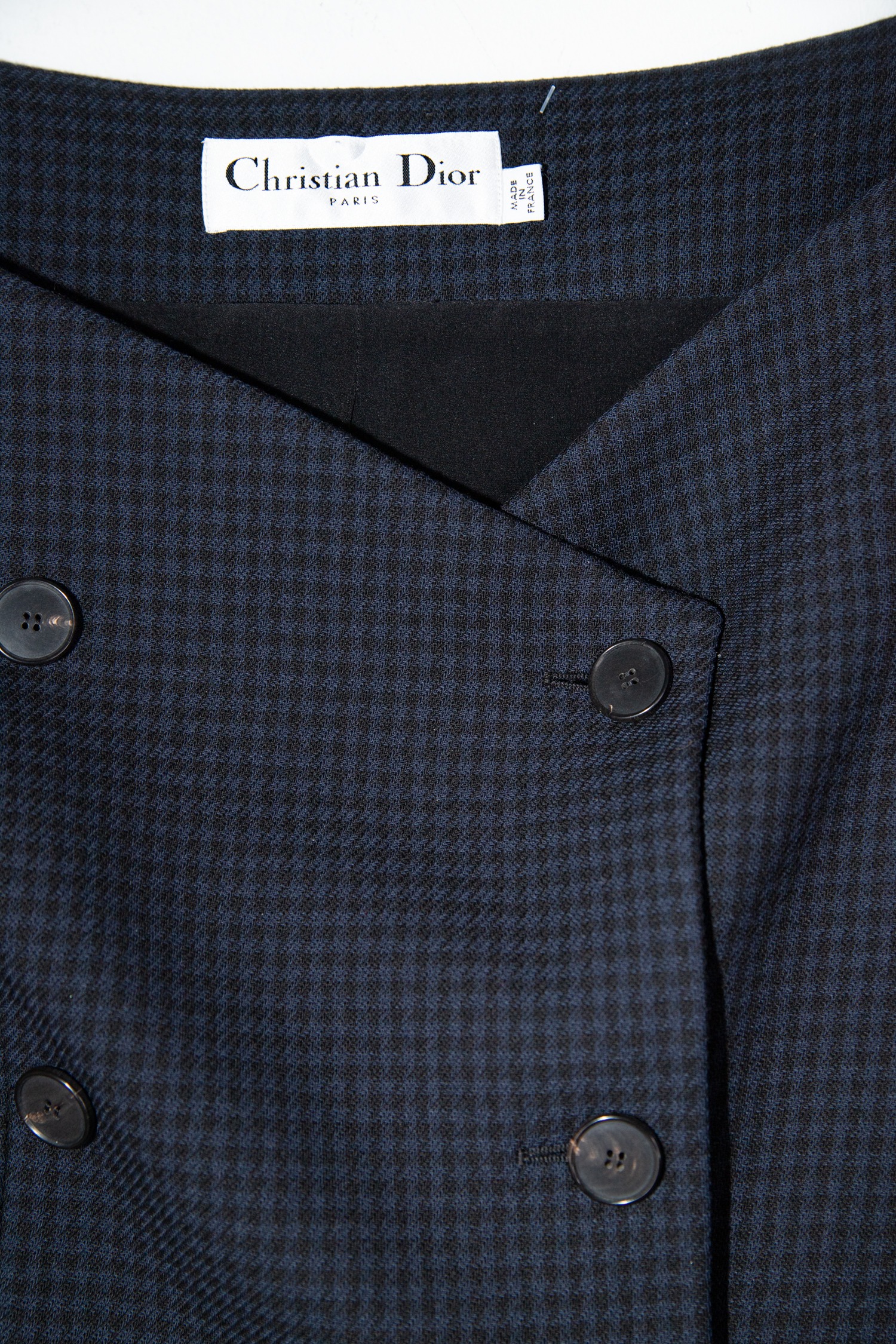 Christian Dior Vintage Jacke in Schwarz und Dunkelblau