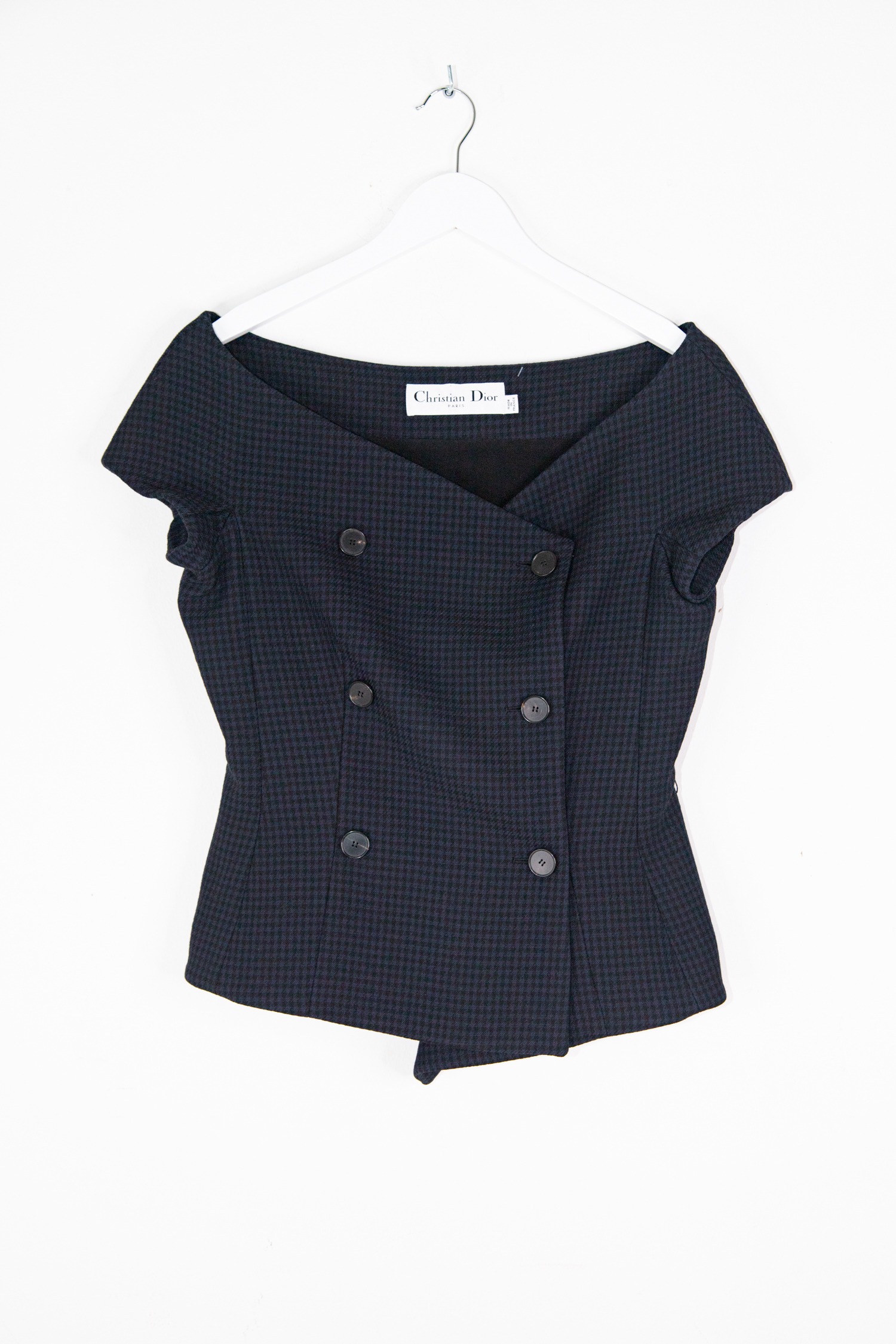 Christian Dior Vintage Jacke in Schwarz und Dunkelblau