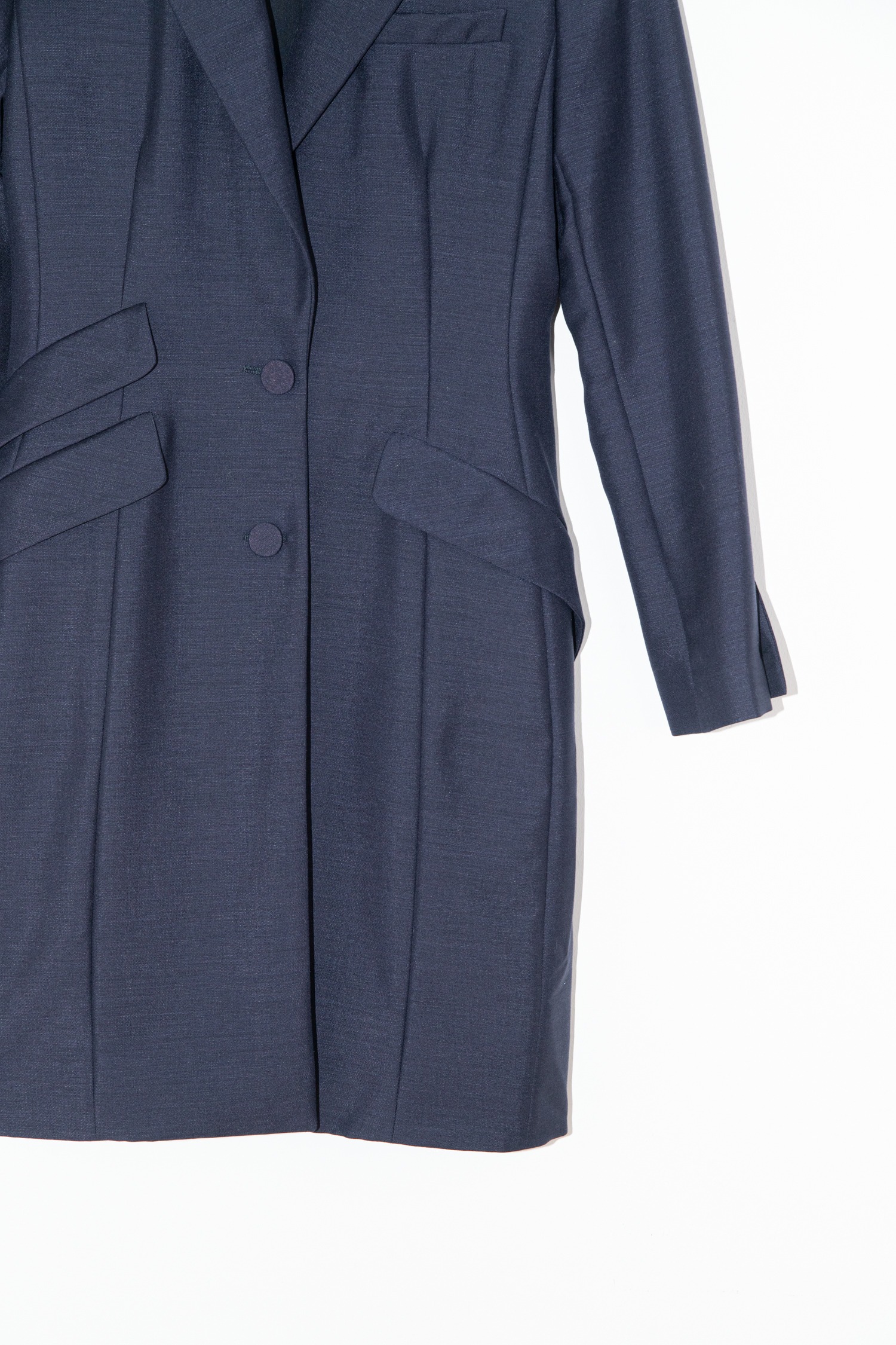 Christian Dior langer Blazer in Dunkelblau