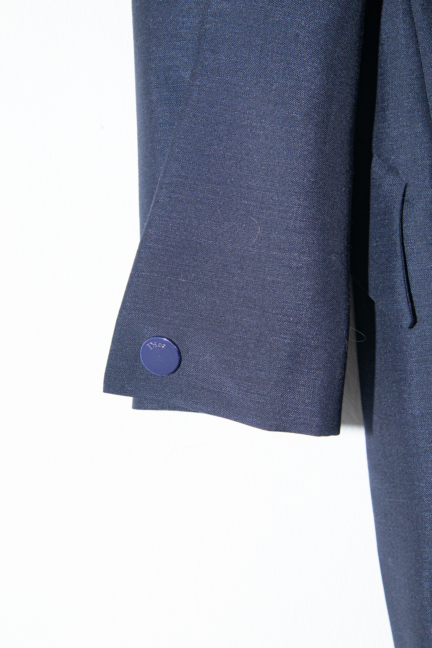 Christian Dior langer Blazer in Dunkelblau