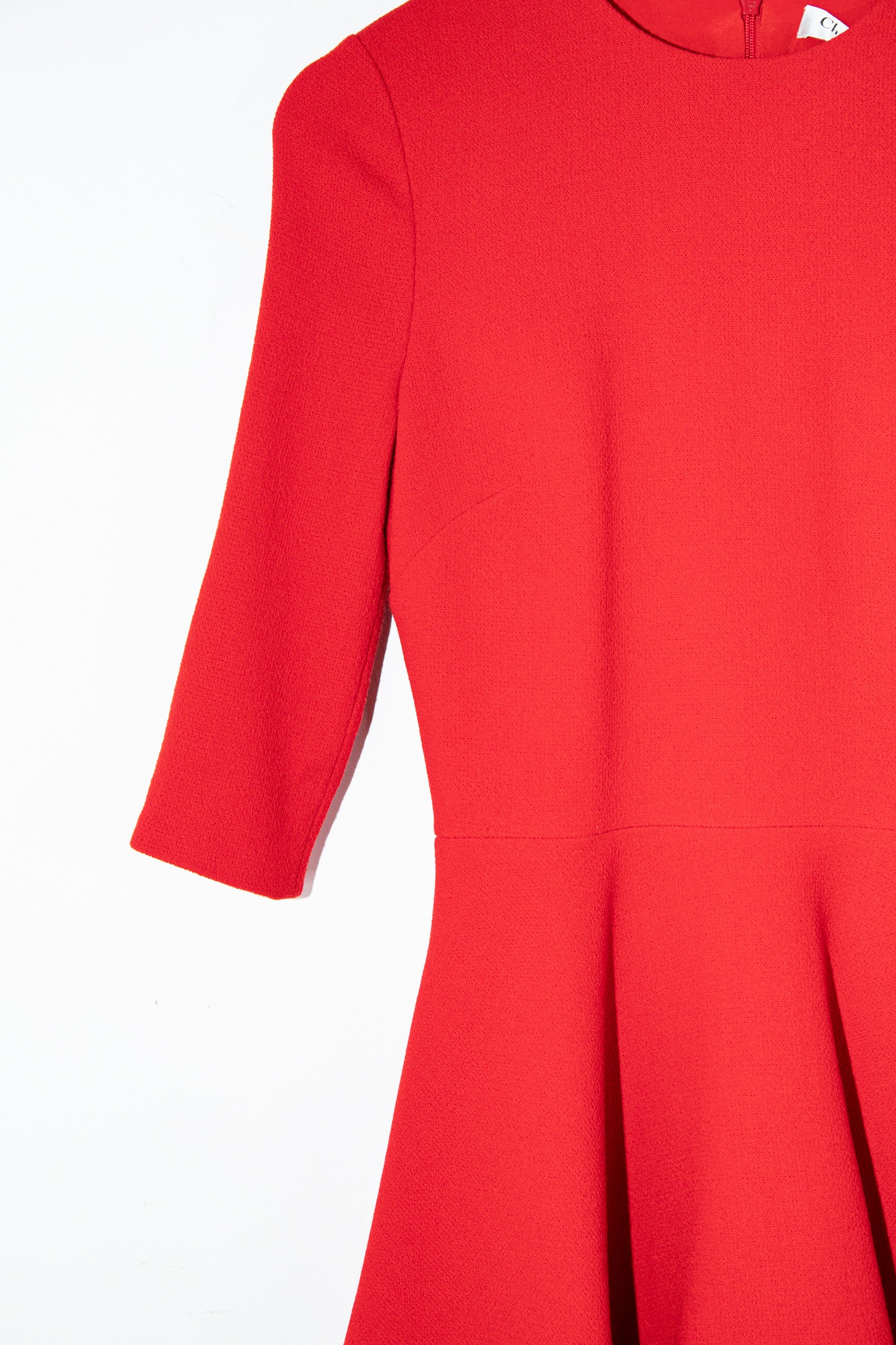 Christian Dior Vintage Minikleid aus Wolle in Rot