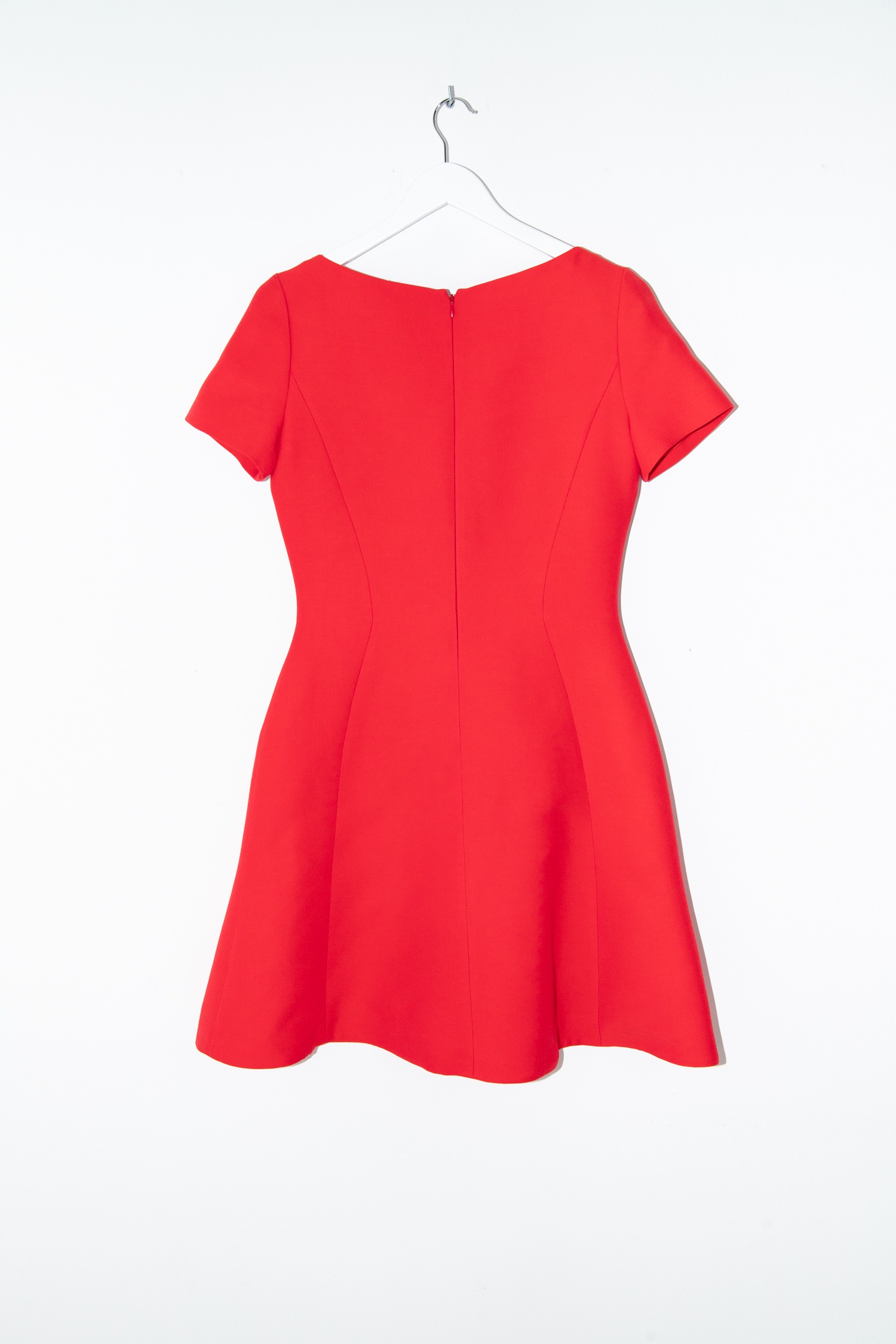 Christian Dior Vintage Minikleid aus Wolle in Rot