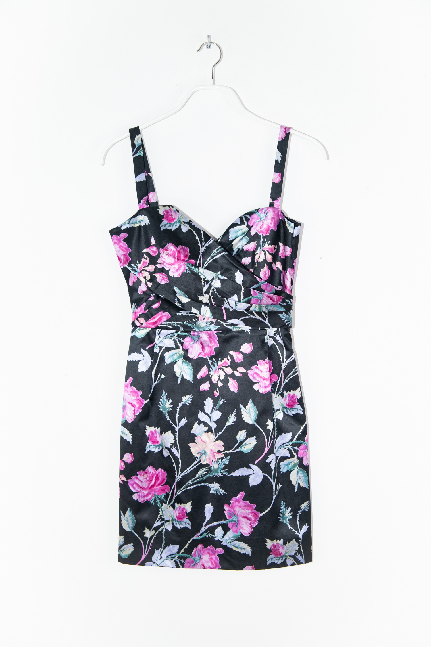 Escada Couture Plissee Minikleid in Rosa