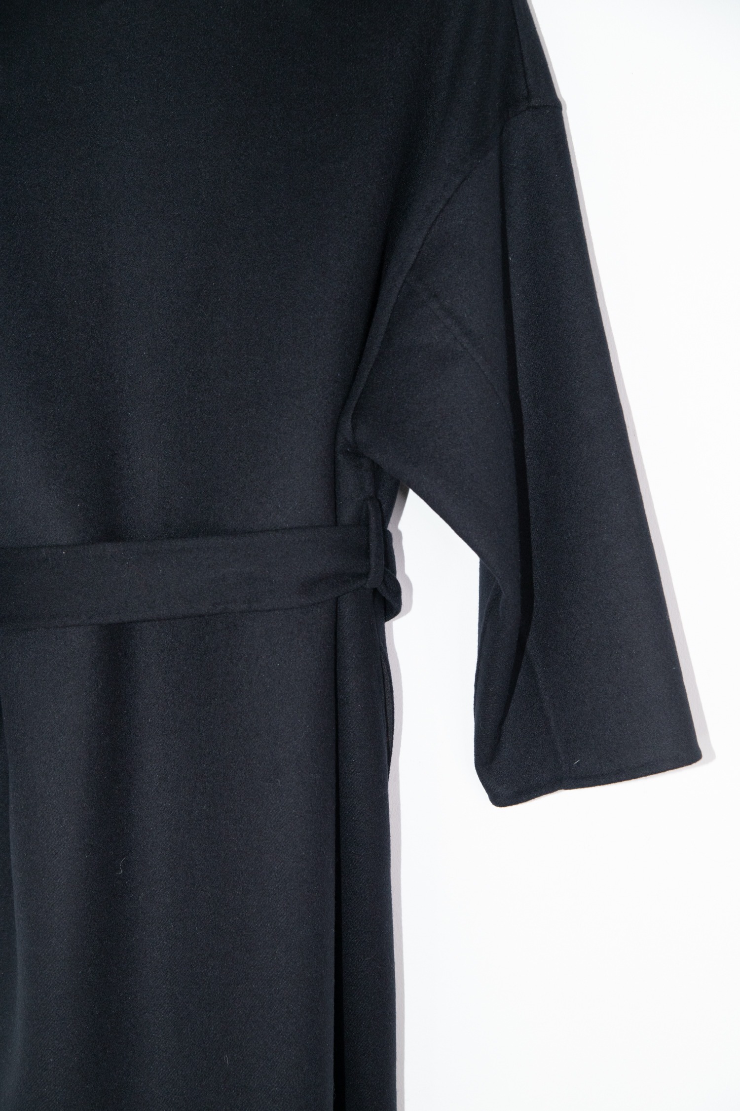 Dior Double-Face-Mantel aus Wollmischung in Schwarz