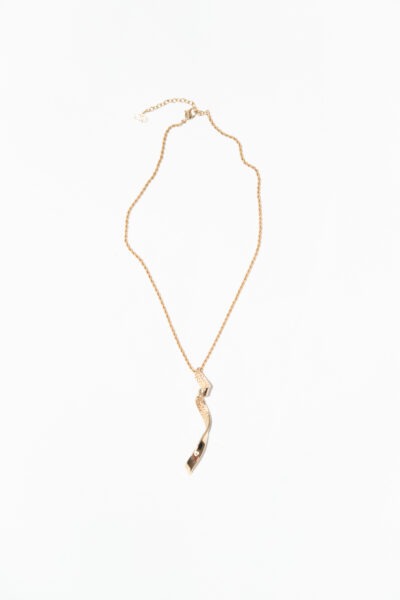 Dior Zopfkette mit Anhänger in Gold