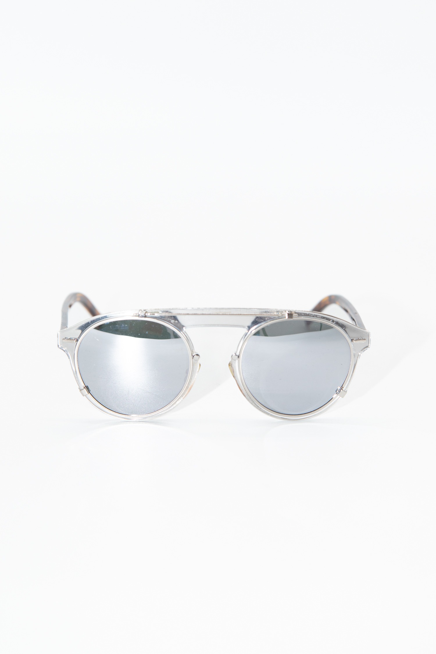 Dior Homme "Diorgenese" Sonnenbrille in Silber und Braun