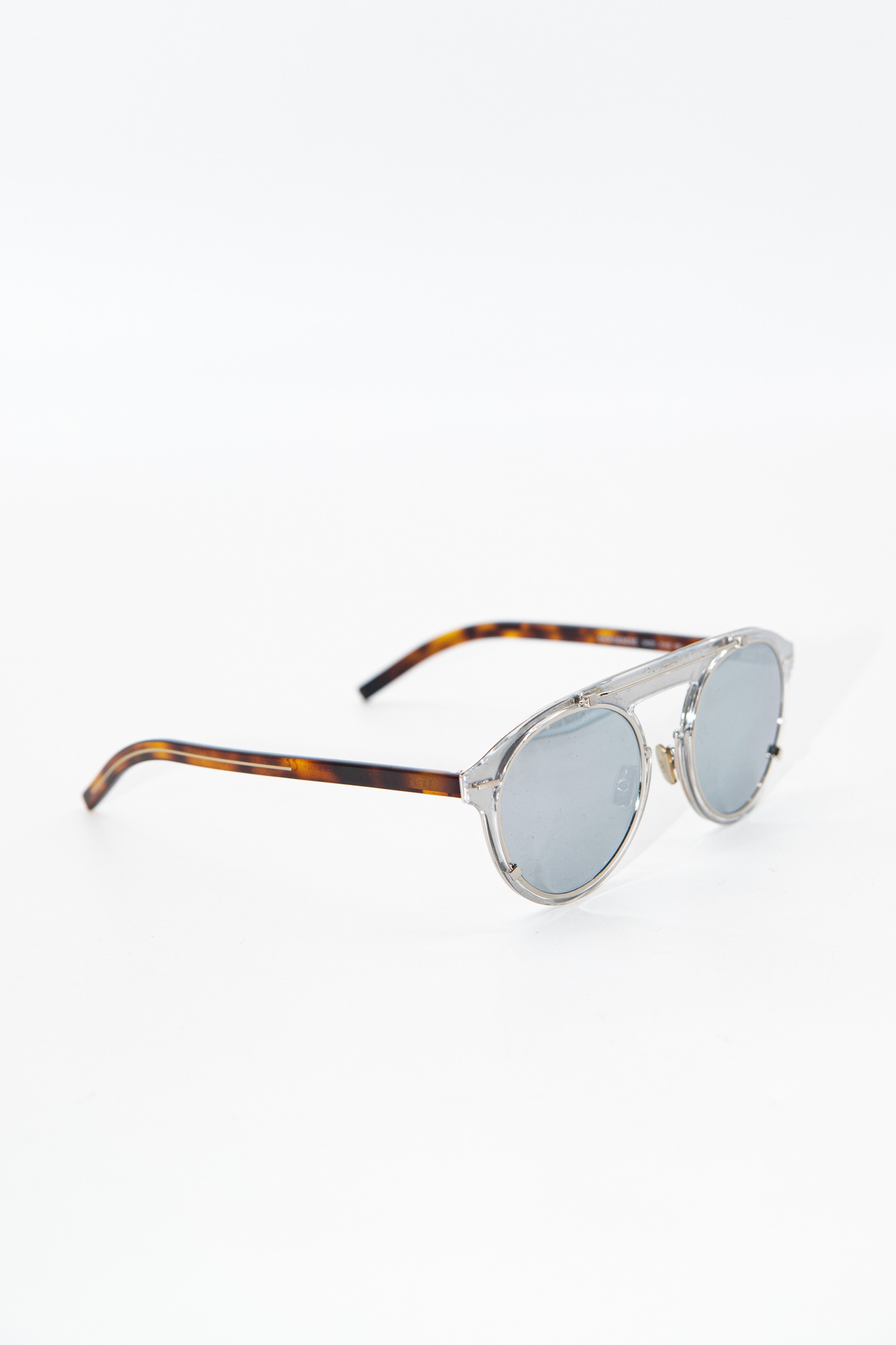 Dior Homme "Diorgenese" Sonnenbrille in Silber und Braun