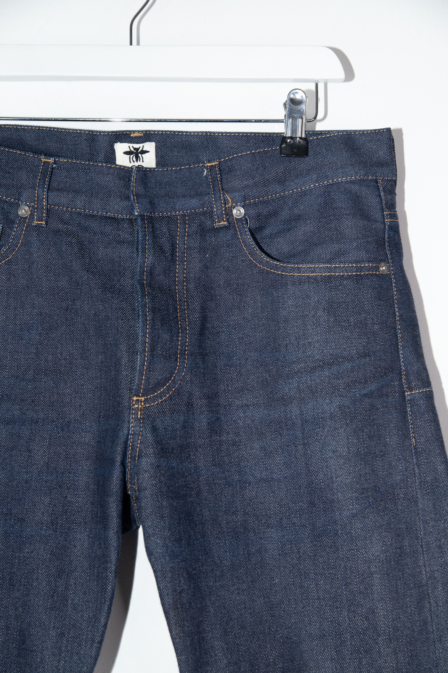 Dior Jeans mit J'Adior Applikation in Dunkelblau