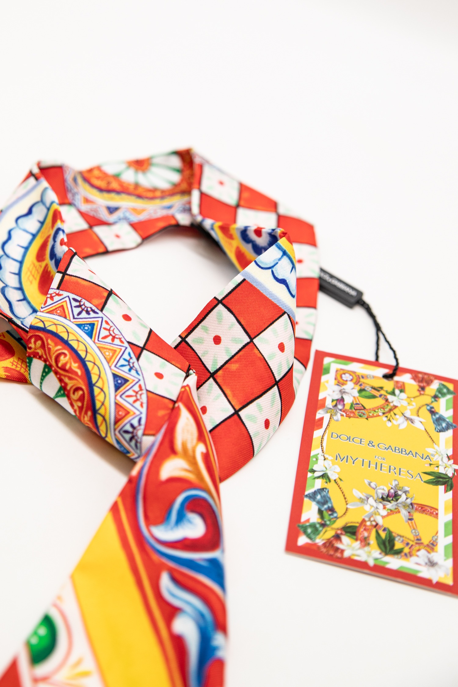 Dolce & Gabbana Tuch mit Carretto-Print in Bunt