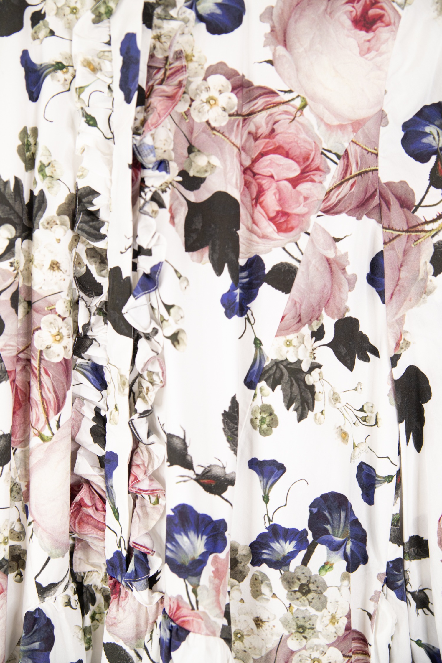 Erdem Midikleid mit langem Ärmeln und Blumenprint