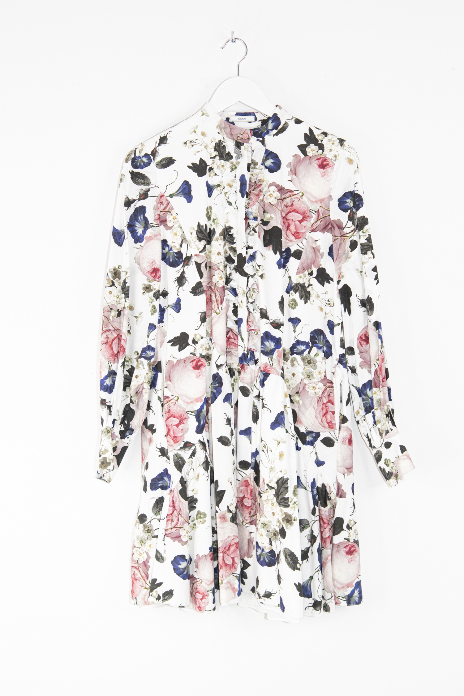 Erdem Midikleid mit langem Ärmeln und Blumenprint