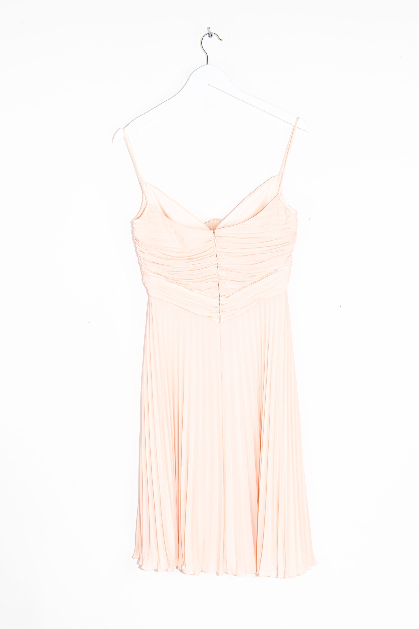 Escada Couture Plissee Minikleid in Rosa