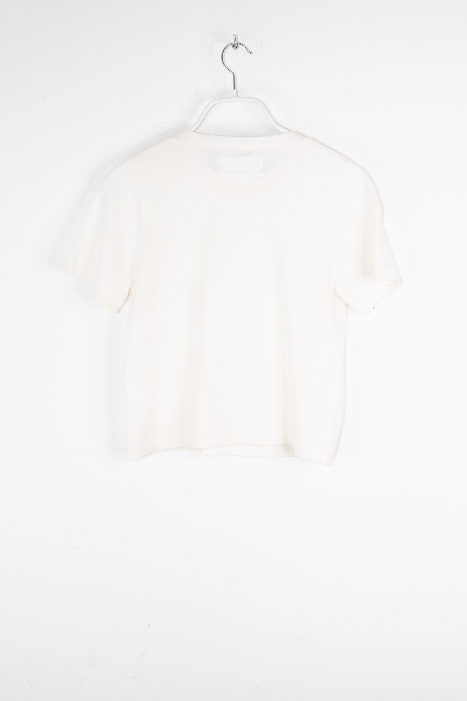 Extreme Cashmere Strick-T-Shirt in Ecru
